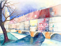 Krämerbrücke Erfurt von Elke Seidel