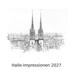 Handzeichnungen von Volker Seifert zu Halle aus 2026